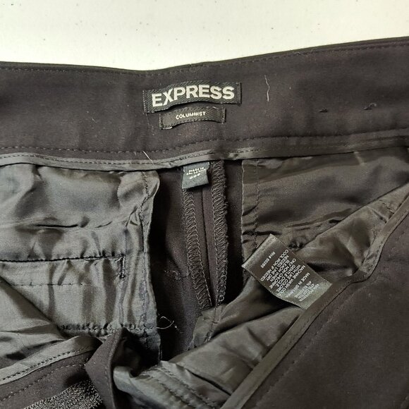 Express Columnist Ankle Low Rise Size 00 Short Black Stretch Pants - Picture 5 of 6